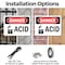 Signmission Acid Danger Sign, Plastic, 10in W x 7in L, 2PK OS-2PACK-DS-P-710-L-1017 - alternate 5